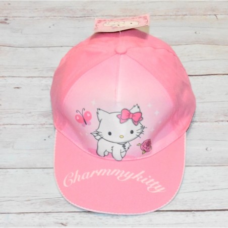 Casquette fille, Charmy Kitty, coloris rose. Casquette fille, Charmy Kitty, coloris rose.