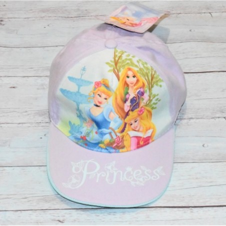 Casquette fille, Disney Princesse, coloris mauve.