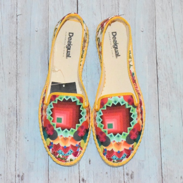 Espadrilles femme, Mila, Desigual, coloris multicolore.