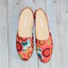 Espadrilles femme, Esparto Plano, Desigual, Desigual coloris orange multicolore.