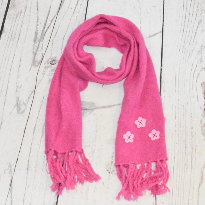 Écharpe Petite fleur, Rose