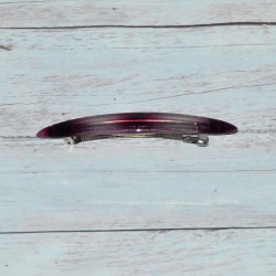 Barrette à cheveux, dégradé, coloris mauve.