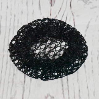 Filet à chignon, élastique, coloris noir.