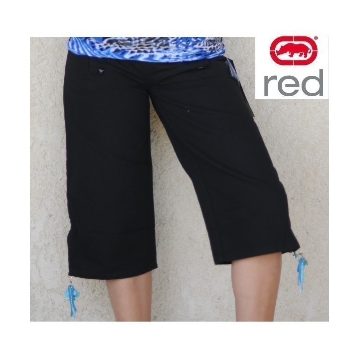 Bermuda street wear, Ecko Red, coloris noir.