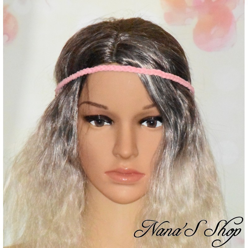 Headband tressé, en suédine strassé, différents coloris Headband tressé, en suédine strassé, différents coloris