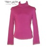 Sous pull fille, Teddy Smith, coloris rose fuchsia.