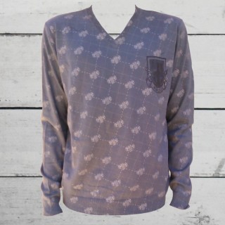 Pull homme, Teddy Smith, en laine,gris.